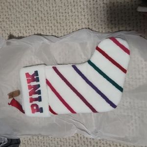 Victoria's Secret pink stocking